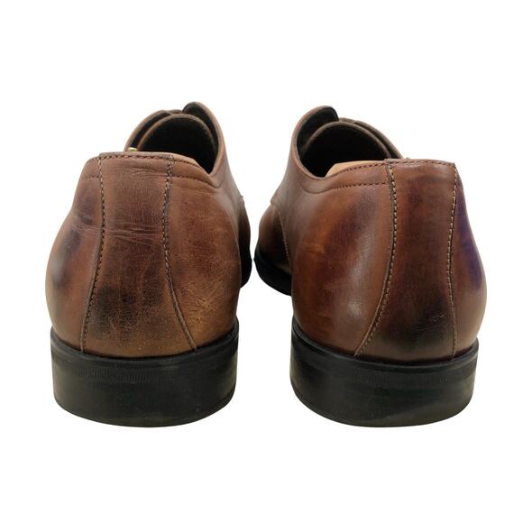 To Boot New York Adam Derrick Mens 10 Brown Leather Derby Dress Shoes Classic main image 12